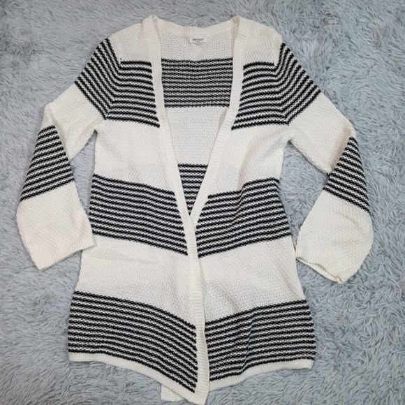 Westport Womens Sweater Cardigan Off White Small Open Front‎ Long Sleeve - Picture 1 of 10